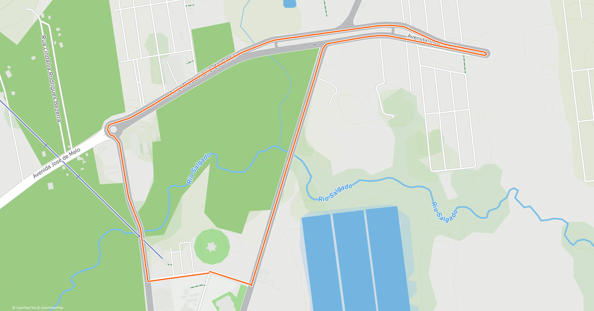 Mapa oficial do 4K — Percurso Experiência